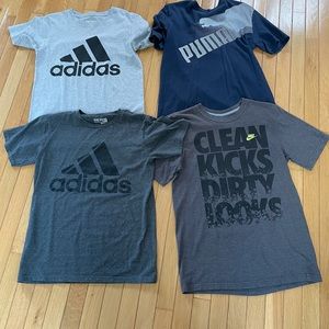 4 Men’s small Nike, adidas, and Puma